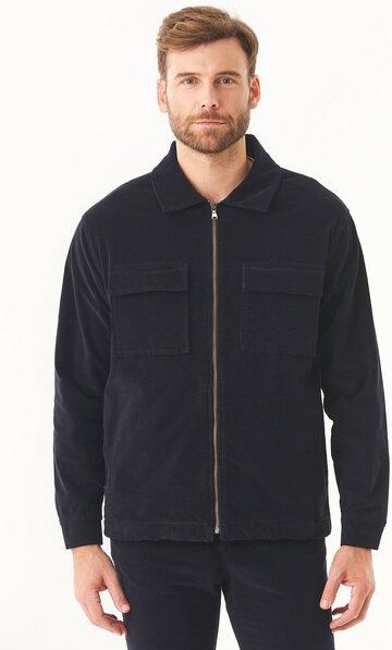 ORGANICATION Full Zip Cord Overshirt aus Bio-Baumwolle