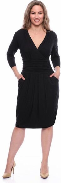 Ingoria TIFFANIE Figurfreundliches Etui-Kleid mit Tulpenrock aus TENCEL Modal