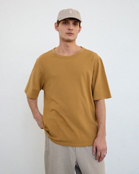 Rotholz Waffel T-Shirt Bio Baumwolle