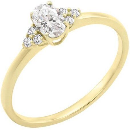 Eppi Verlobungsring mit Moissaniten und Lab Grown Diamanten Sheldo