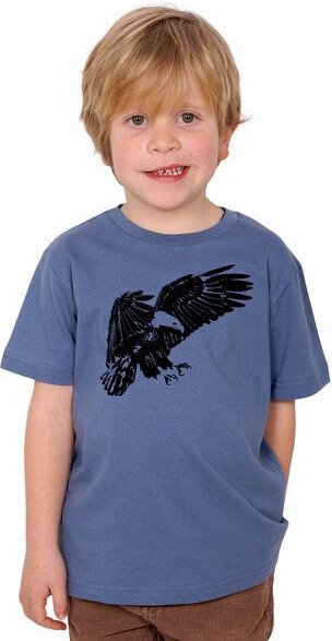 HANDGEDRUCKT "Weißkopfseeadler" Unisex Kinder-T-Shirt