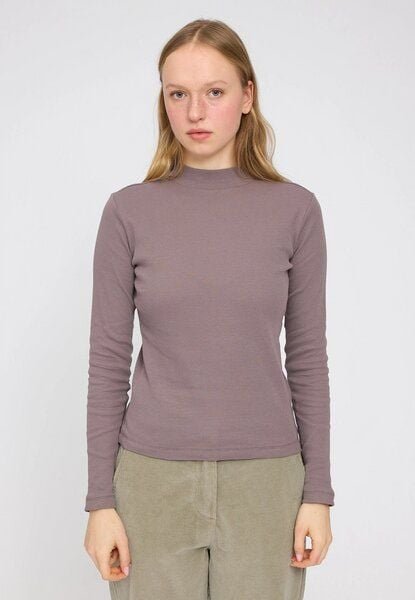 Thumbnail - Mazine Mock Turtleneck Longsleeve - aus Bio-Baumwolle