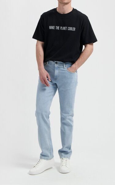 MUD Jeans Herren Jeans Straight Leg "Bryce - Light Stone"