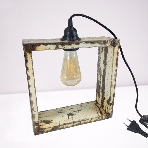 Moogoo Creative Africa Lampe "Grand Nassara" | inkl. Vintage-Glühbirne | Upcycling aus alten Ölfässern