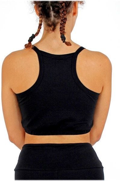 BAGHI Yoga Bustier GOTS organic black-petrol