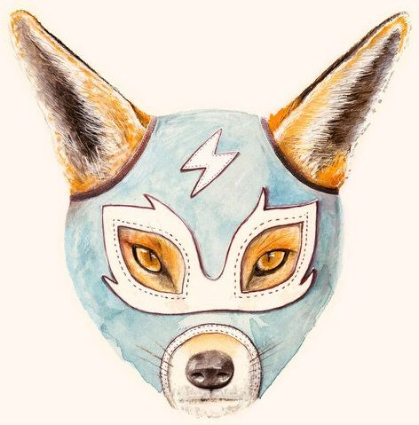 Photocircle Poster / Leinwandbild - Andrew Fox Wrestler