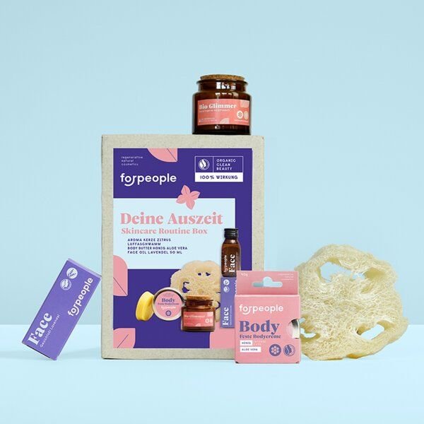 forpeople Naturkosmetik Routine Box - Deine Auszeit