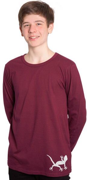 HANDGEDRUCKT "Geckos" Männer Longsleeve