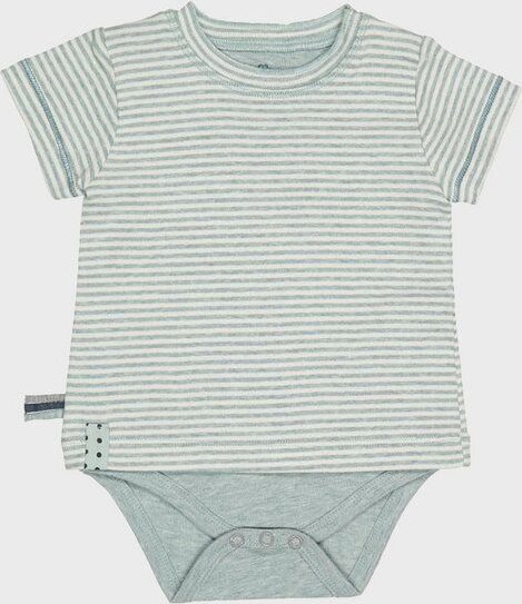 Baby S/S T-shirt Body gestreift 'OrganicEra' aus Bio-Baumwolle