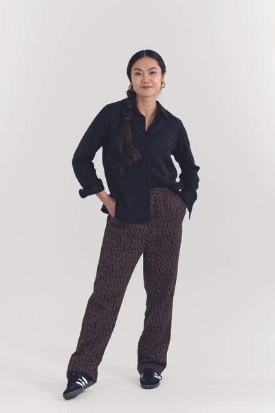 Komodo Longsleeve Bluse Kenji aus Tencel