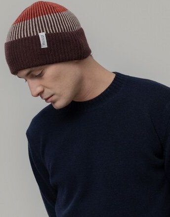 Rifò - Circular Fashion Made in Italy Mütze Vanda aus Recycelter Kaschmirwolle