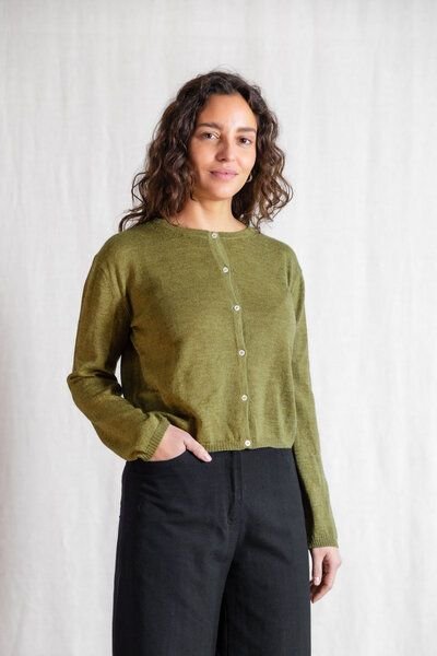 Jyoti - Fair Works Baby-Alpaka Strickcardigan Navan