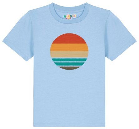 watabout.kids T-Shirt Kinder Retro Sunset Ocean