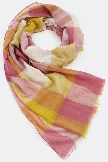 Djian Schal aus 100% Bio-Baumwolle – KARO