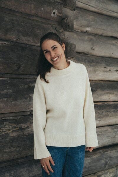 Kopyto BARIBAL - Damen Oversize Boxy Stickpullover aus Merino-wolle RWS- zertifiziert