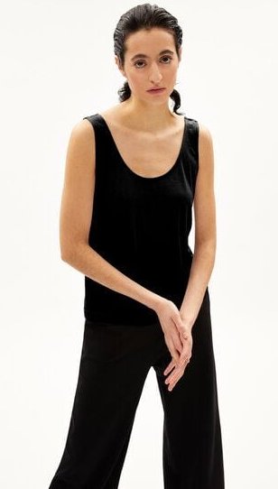 ARMEDANGELS MINAAMI Damen Ripp-Top aus TENCEL Lyocell Mix