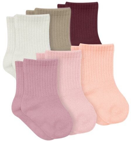 bistyle Socken 6er-Pack für Babys Babysocken Jungen Mädchen Kurzsocken gerippt