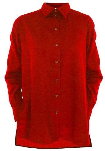 Sophia Schneider-Esleben Unisex Shirt Lui, Red - Unisex Hemd Damenhemd und Herrenhemd aus Bio-Baumwolle