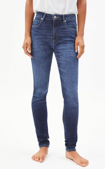 ARMEDANGELS TILLAA - Damen Jeans Skinny Leg Mid Waist Bio-Baumwoll Mix X-Stretch