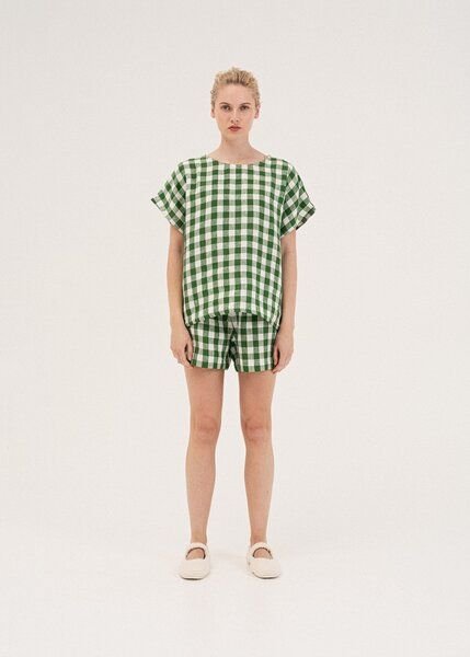 AmourLinen Kurzarm-Pyjama-Set CLOUD NINE