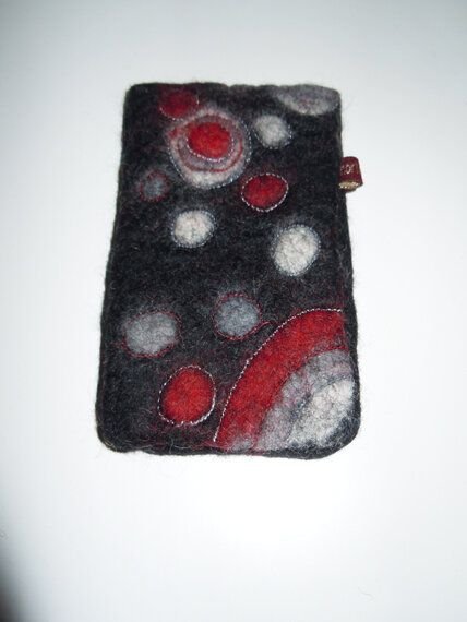 short'n'pietz Handyhülle handgefilzt aus 100% Schafswolle