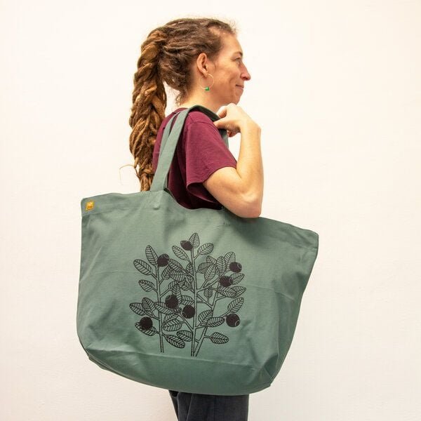 Cmig große Tasche Blaubeeren