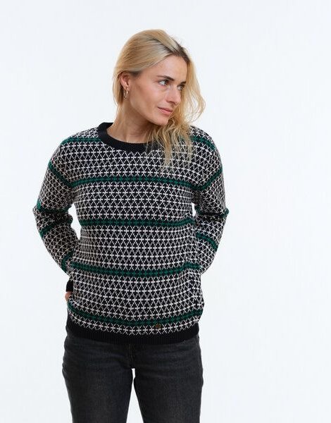 GARY MASH Pullover Lamona aus feinem Jacquardstrick