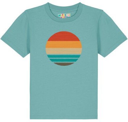 watabout.kids T-Shirt Kinder Retro Sunset Ocean