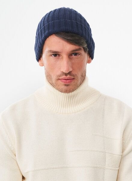 ORGANICATION Unisex Strick-Beanie aus Bio-Merinowolle und Bio-Baumwolle