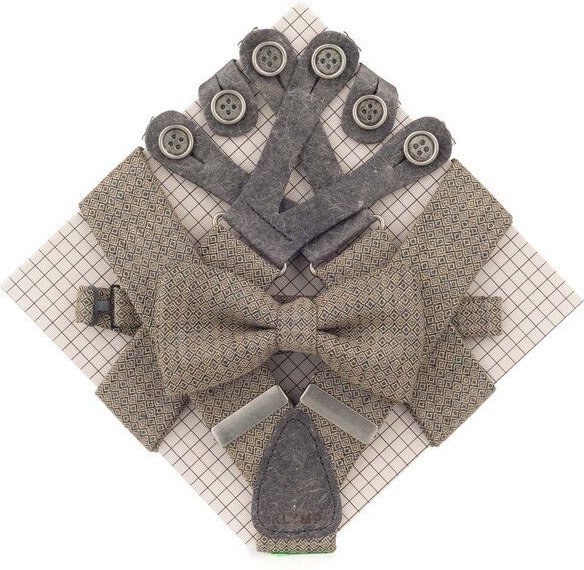 klYmp Hosenträger + Fliege Leinen Vegan