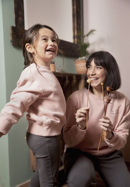 PETER JO Sweatshirt Bass Pink Kinder