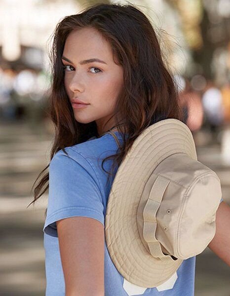 Beechfield Outdoor Hut Sonnenhut Wanderhut UV-Schutz Wasserabweisend Breite Krempe Trekking