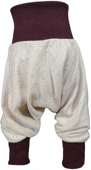 liebewicht Yogahose Pumphose Bio Sweat weiß/bunt gesprenkelt