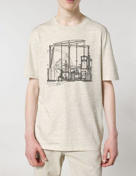 Unipolar Maschinenbau T-Shirt | Dampfmaschine