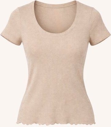 NORDLICHT Geripptes T-Shirt Evi aus Bio-Baumwolle