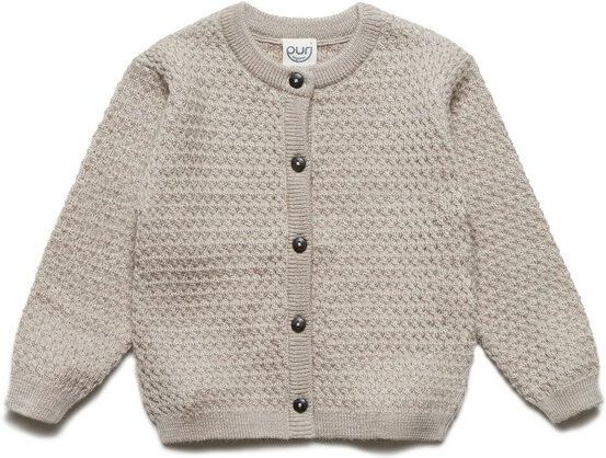 Puri Organic Baby Cardigan Struktur Merinowolle