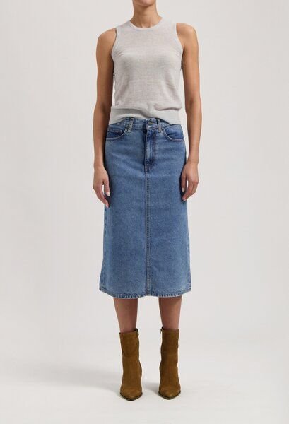 MUD Jeans Gwen Mid Skirt - Stone Vintage