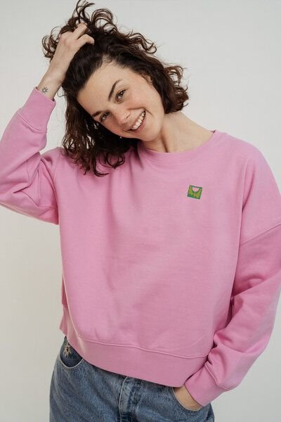 Kultgut Artdesign - Goodness Pulloversweater im Boxistyle / Little Flower