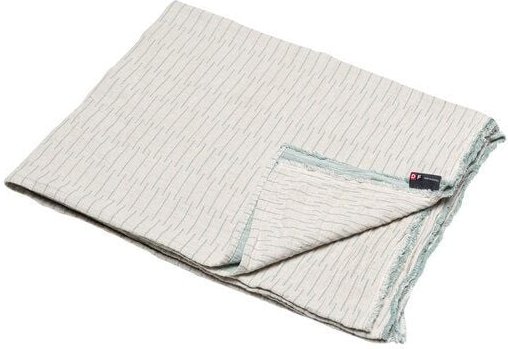 David Fussenegger Leinenplaid Tagesdecke Streifen 110 x 170 aus Recycling-Baumwolle