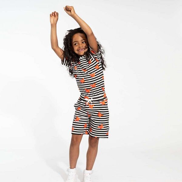 Snurk Kinder Shorty und T-Shirt Cherries-oder Krabben Design 100 % Bio-Baumwolle