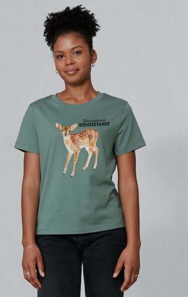 watapparel T-Shirt Frauen Underground Rehsistance