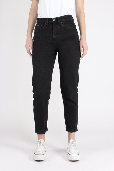 Kuyichi Jeans Loose Tapered Fit mit hohem Bund und schmalzulaufendem Bein - Nora