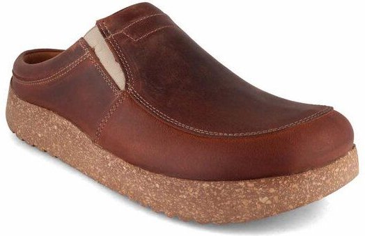 Tuffeln Leder Clogs 'Kommod' mit anatomischer Kork-Naturlatex Laufsohle