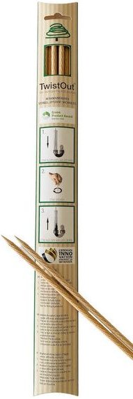 TwistOut Abflussstab 8er – Buchenholz, plastikfrei & nachhaltig