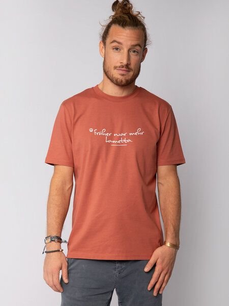 watapparel T-Shirt Unisex Früher war mehr Lametta