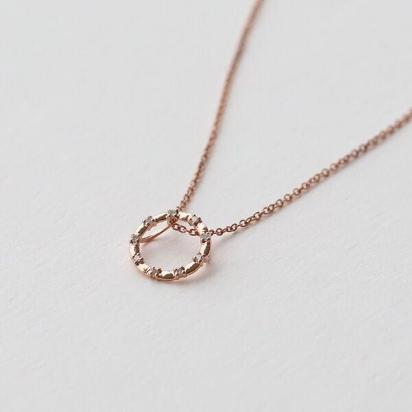 Eppi Goldener Karma-Anhänger mit Diamanten Heidi