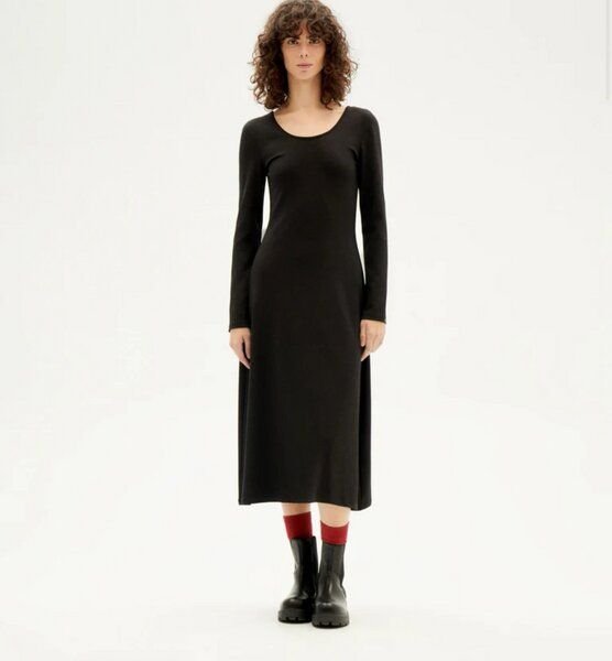 Thumbnail - thinking mu leger schickes Kleid- SORAYA- aus ECOVERO Viskose
