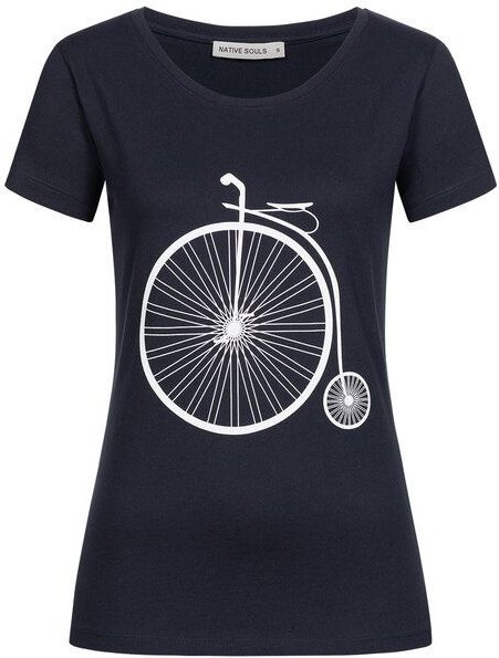 NATIVE SOULS T-Shirt Damen - Retro Bike