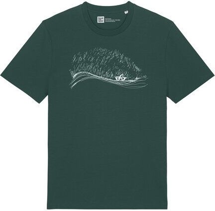 ilovemixtapes Stormy Weather – Fair Wear Bio-Shirt mit handgezeichnetem Motiv