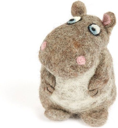 short'n'pietz Nilpferd als Filz Eierwärmer